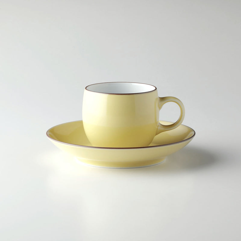 クラシック カップ＆ソーサー 黄マット | 白山陶器直営オンラインストア