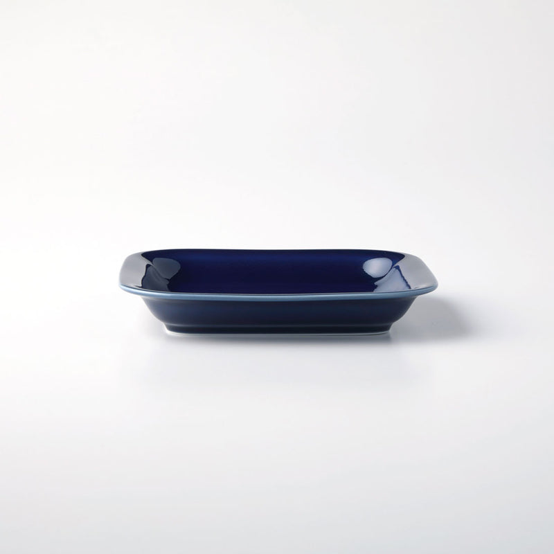 ボールド スクエアトレイ つや紺 | 白山陶器直営オンラインストア