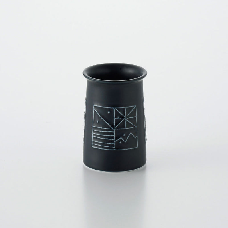 ビスケット ペンスタンド 紺マット | 白山陶器直営オンラインストア