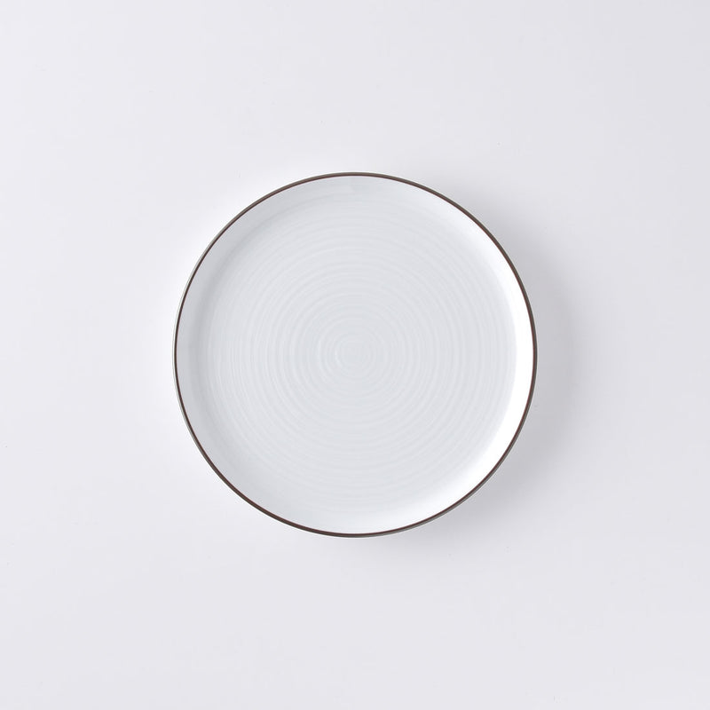 白磁千段 平皿6号 | 白山陶器直営オンラインストア