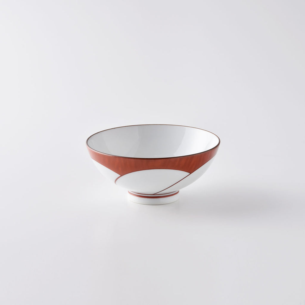 ねじり梅 4寸飯碗 赤 | 白山陶器直営オンラインストア