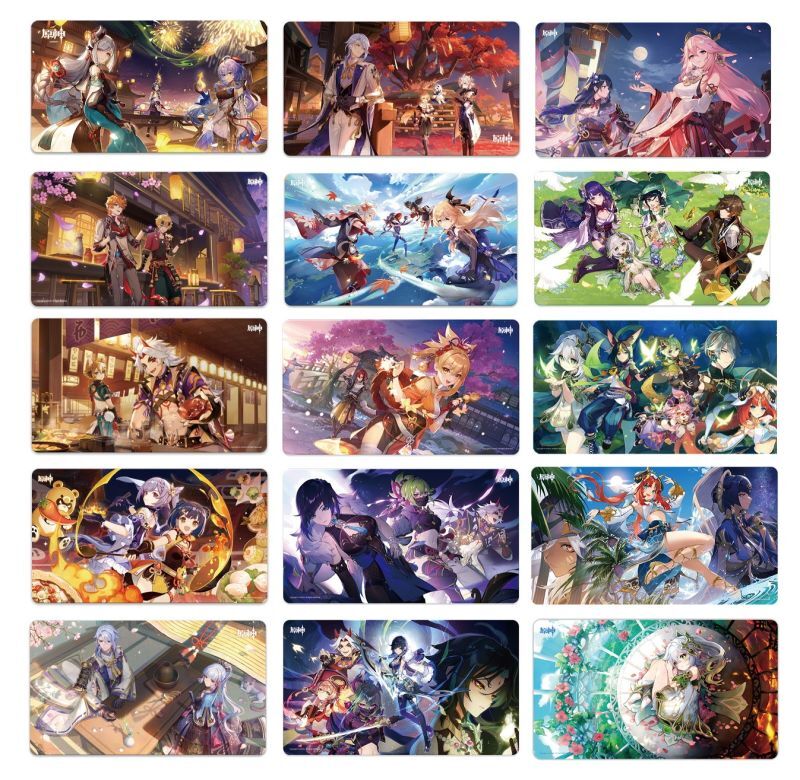 原神 キービジュアル デスクマット マウスパッド（30種類）｜HAKUTEA