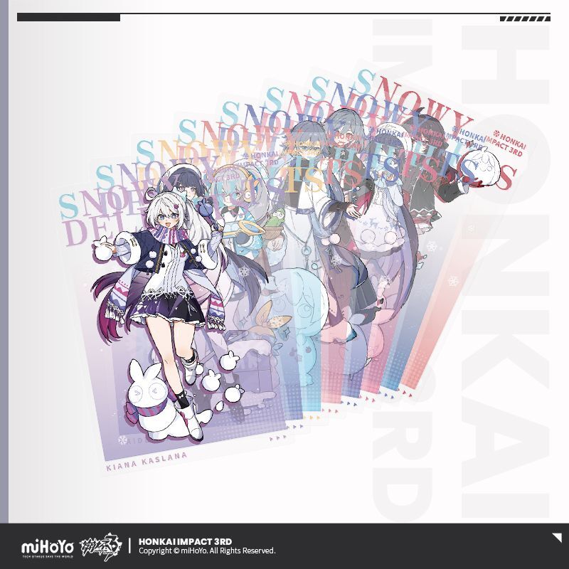 3rd 32pt】崩壊3rd 銀冬雪趣 クリアポストカードセット｜HAKUTEA