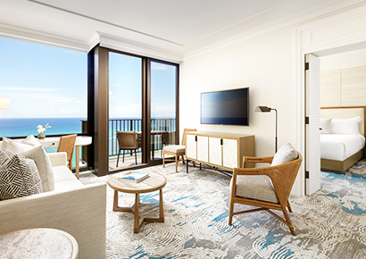 グランドオーシャンスイート | ハワイ・ワイキキのホテル [ハレプナ