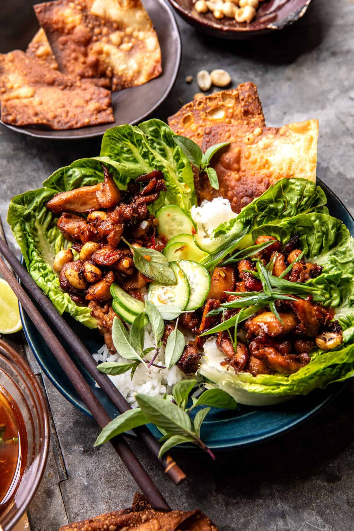 20 Minute Ponzu Ginger Chicken Bowls. - Half Baked Harvest