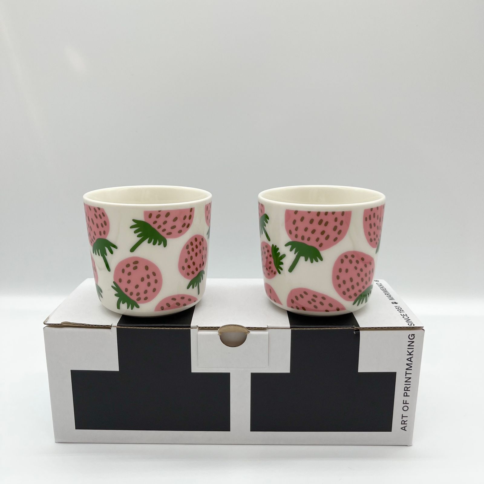 Marimekko - 【アジア限定】Mansikka マンシッカ コーヒーカップセット