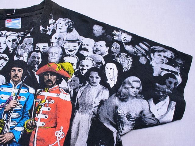 1990s〜 THE BEATLES Sgt. Pepper's Lonely Hearts Club Band総柄T