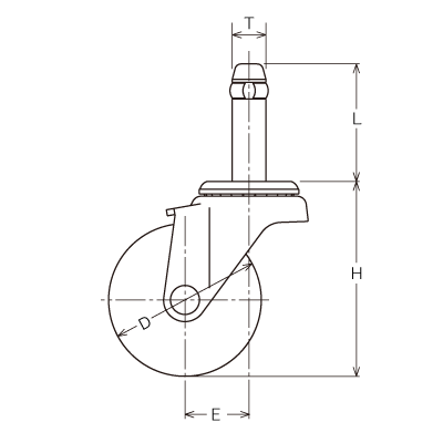 420K-PR100 | キャスターのトップブランド、ハンマーキャスター