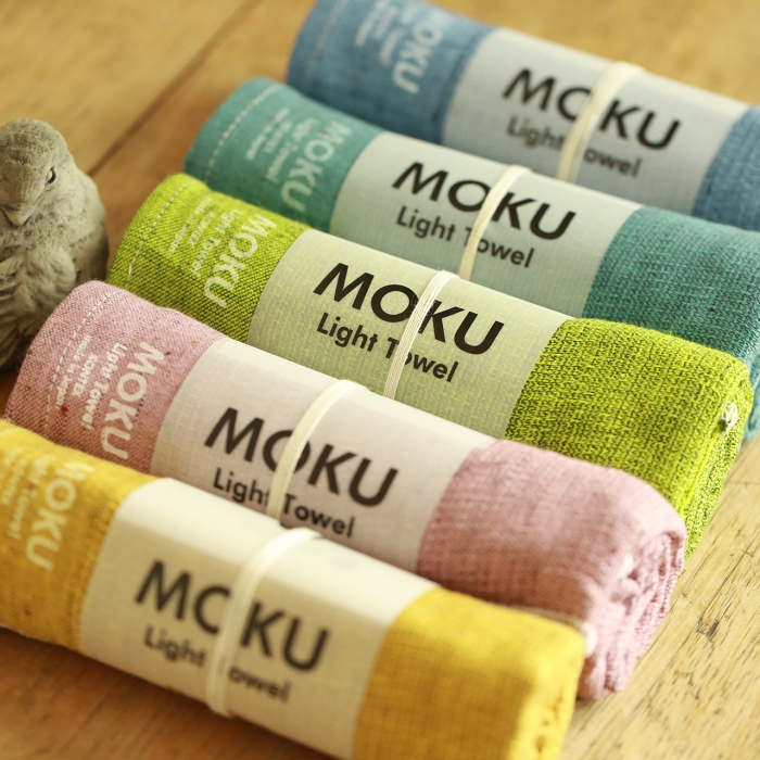 MOKU フェイスタオル M［サマーカラー］ | アトリエ華もみじ