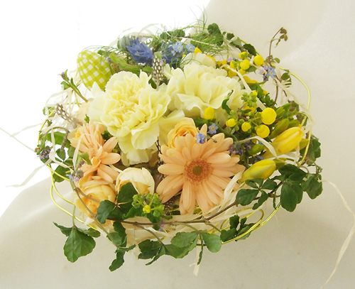 うきうき花レシピ 小鳥が集めたフラワーネスト - はなどんやマガジン