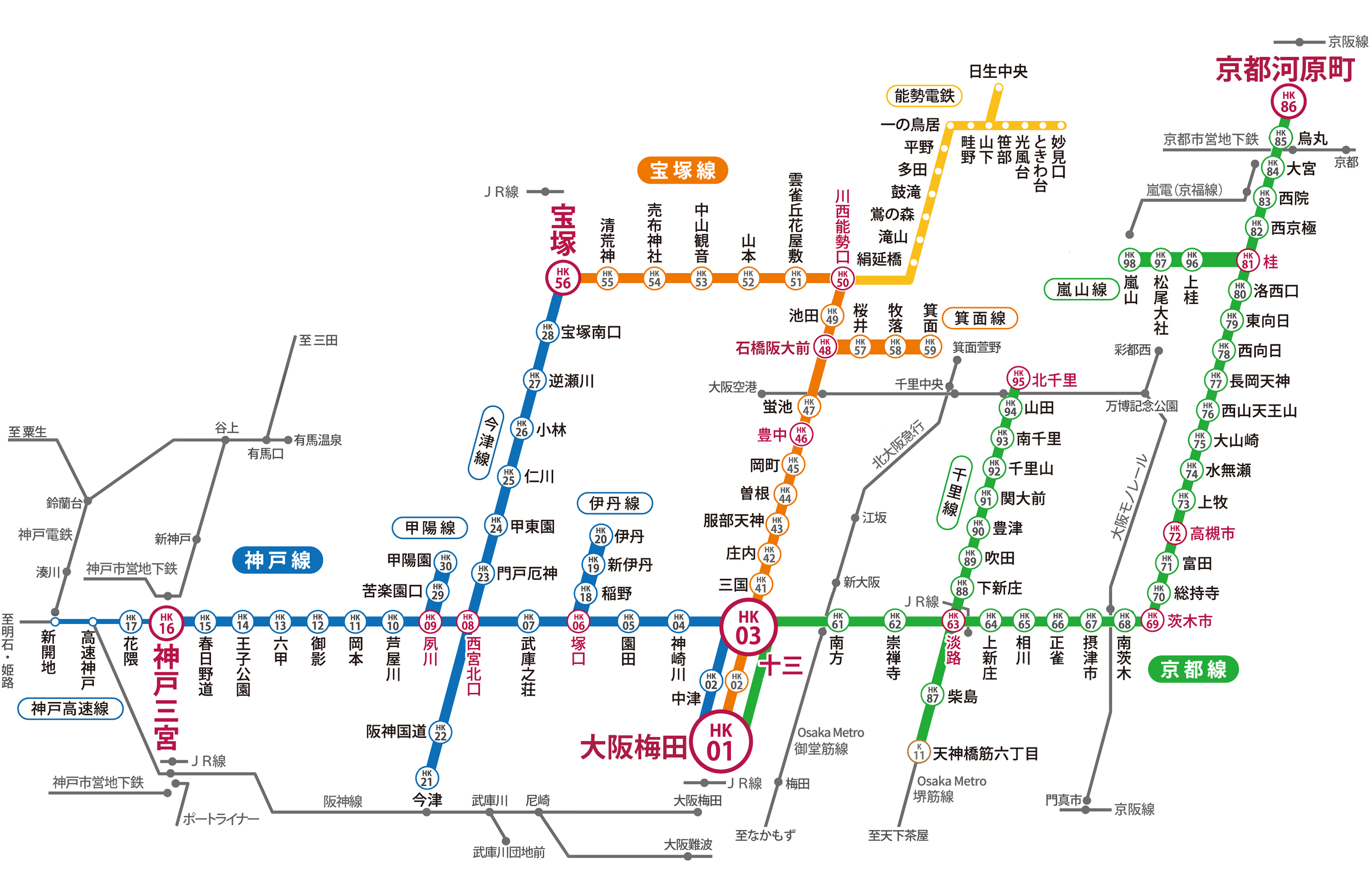 路線・駅 | 阪急電鉄