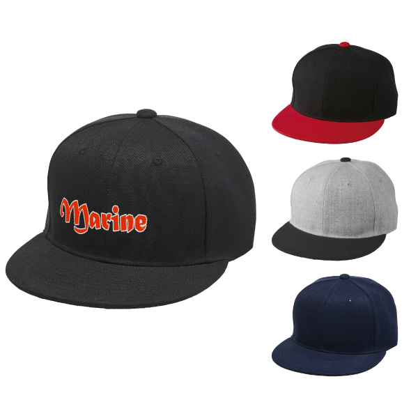 フラットバイザー スナップバックキャップ【最安値1,006円