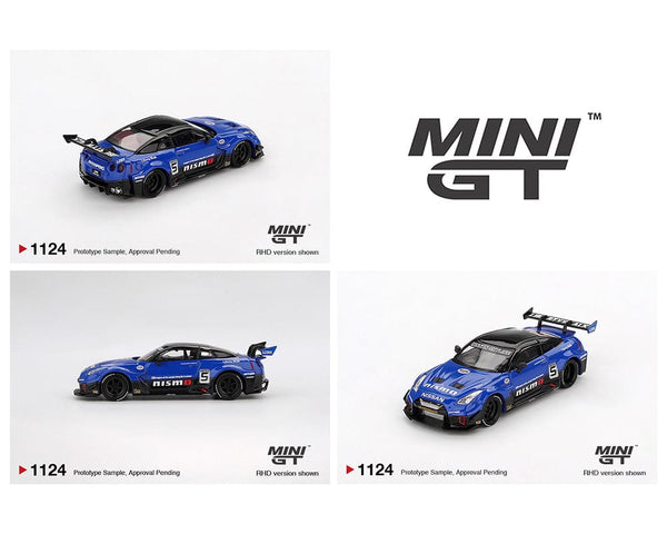 Pre-order) LB-Silhouette WORKS GT NISSAN 35GT-RR Ver.2 Blue Mini