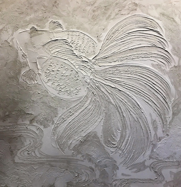 モルタルで絵を描きました。 | 原田左官工業所