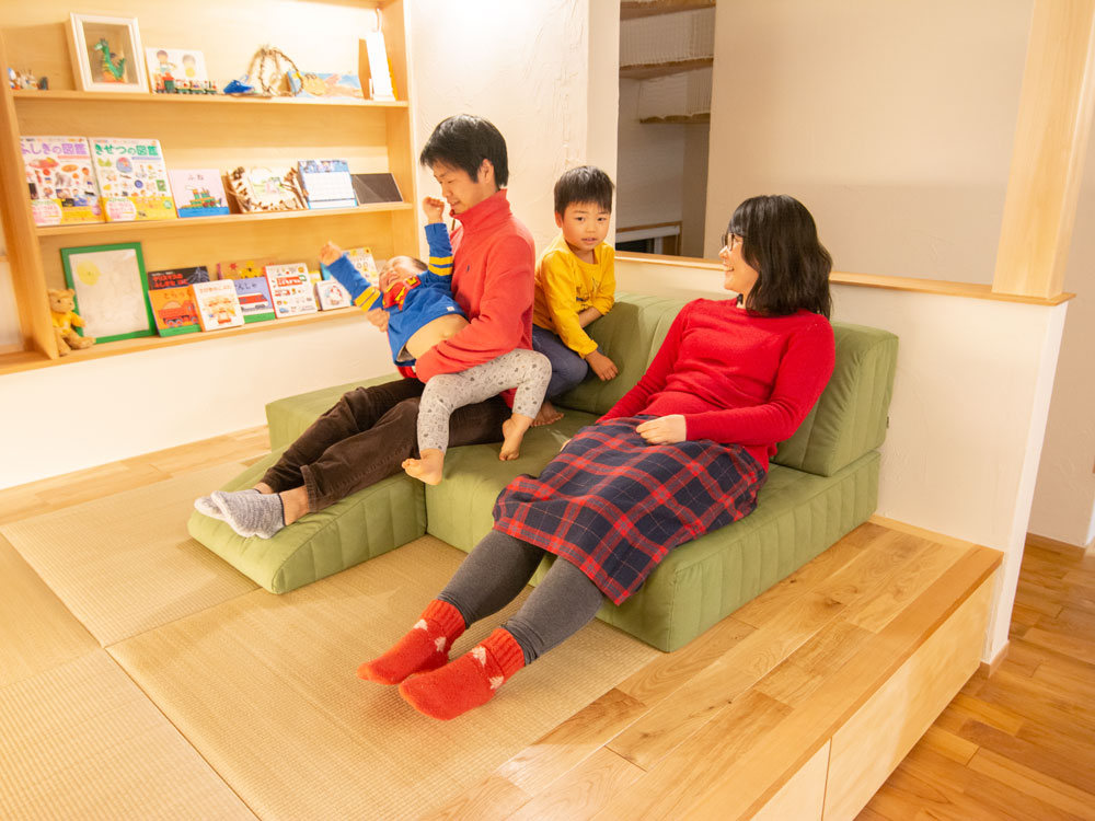 ローソファのある暮らし LONG LIFE 神奈川県川崎市K様邸｜ローソファ