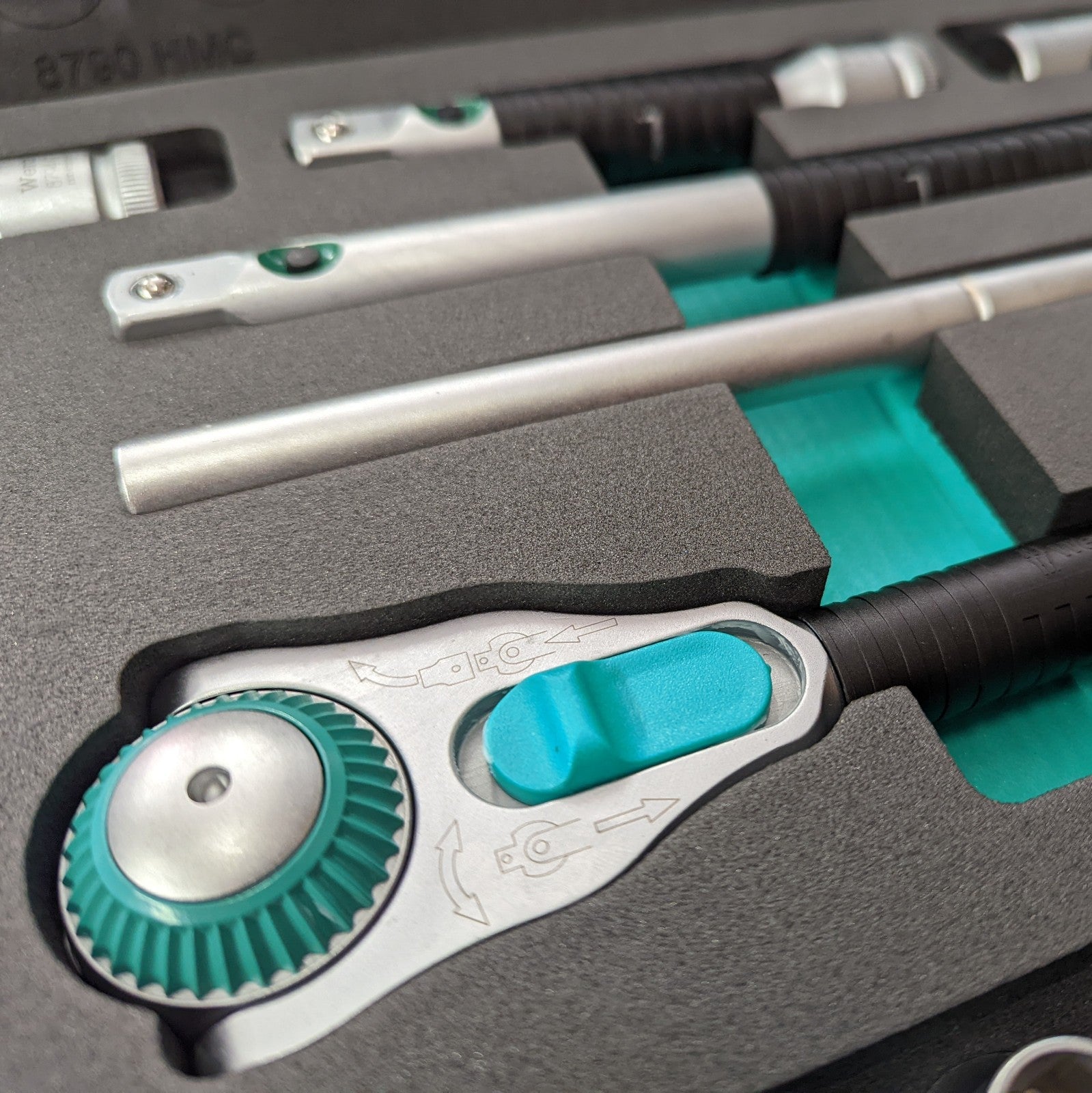 Wera 8100 Metric 37-Piece Zyklop Speed Ratchet Set, 1/2