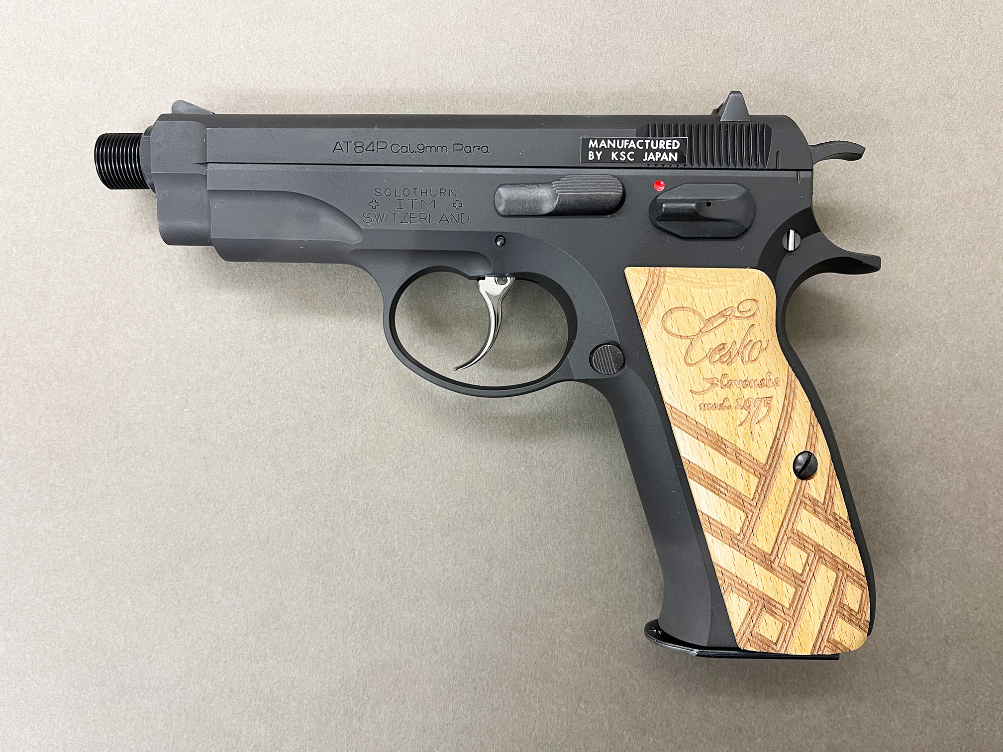 KSC AT84 スナブヘッド ガスブローバックハンドガン レビュー