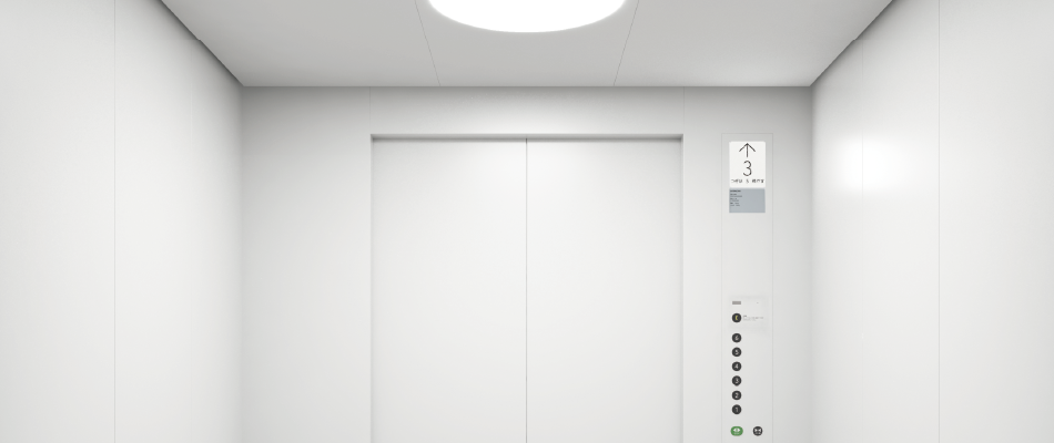 デザイン：機械室レスオーダー型乗用エレベーター：エレベーター：株式