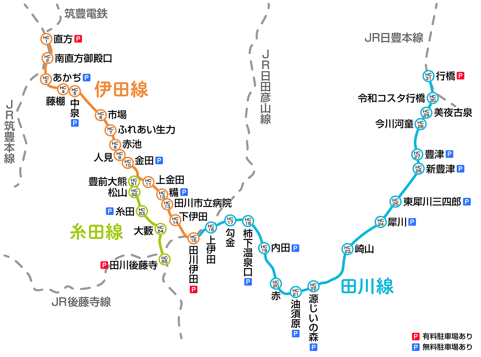 列車時刻検索 – へいちくネット（平成筑豊鉄道）