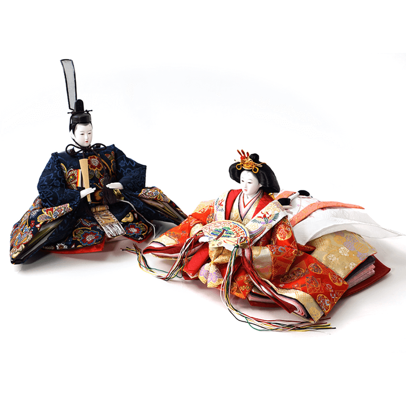 人形の平安大新 / 雛人形 和・なごみ 十五人七段飾り 迫力満点の衣裳着