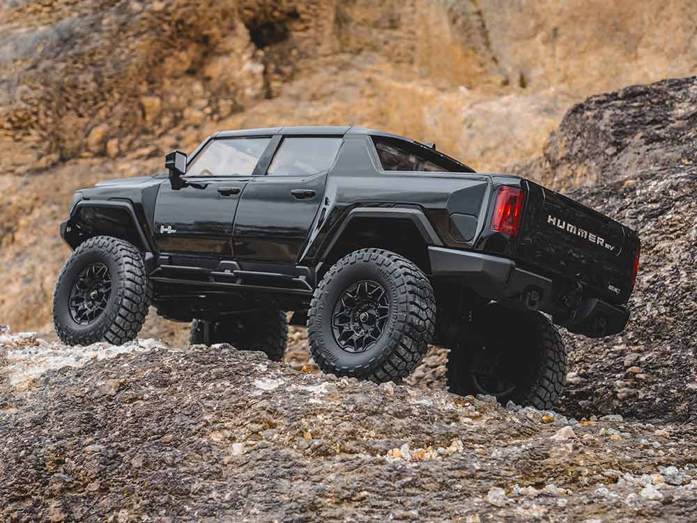 FMS 1:18 FCX18 Hummer EV Pickup Truck RTR - BLACK – HeliDirect