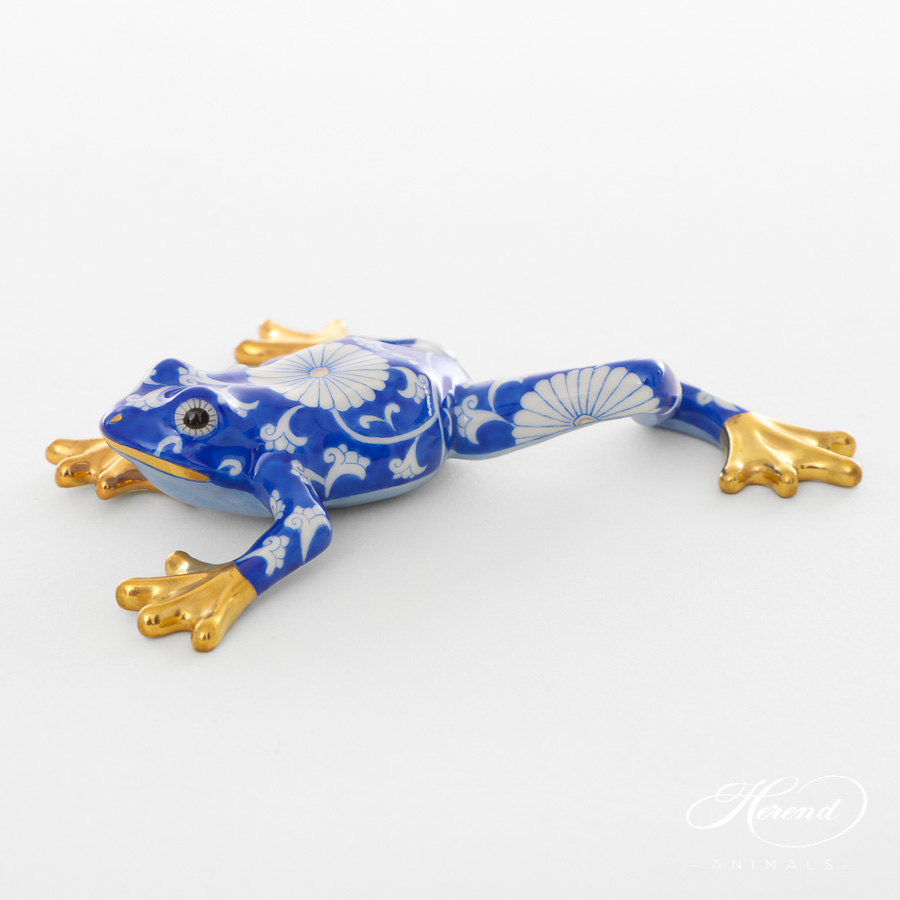 herend-frog-blue-zodiac-16174-