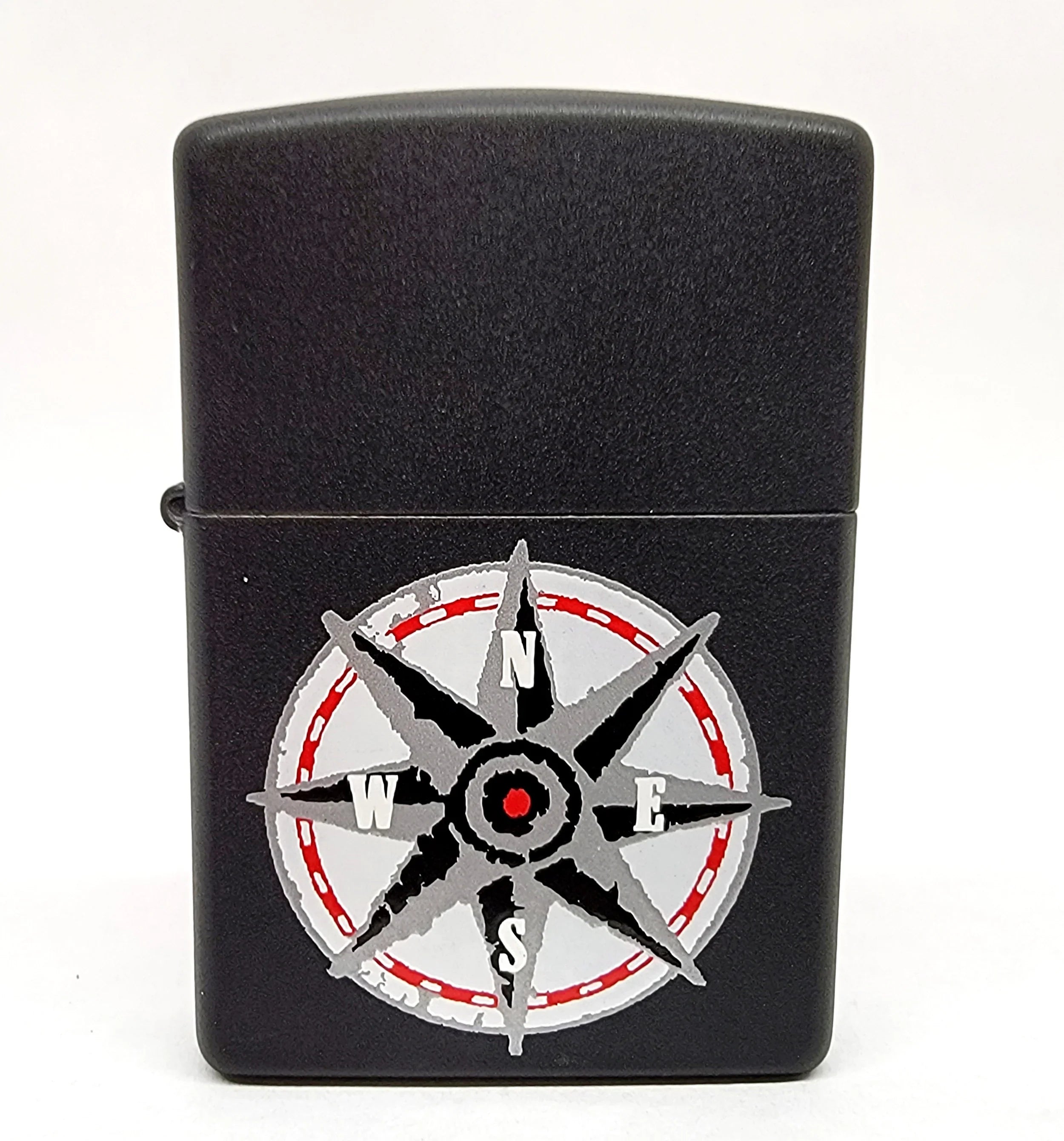 New XIV 1998 Marlboro Compass Black Matte Zippo Lighter – Hers and