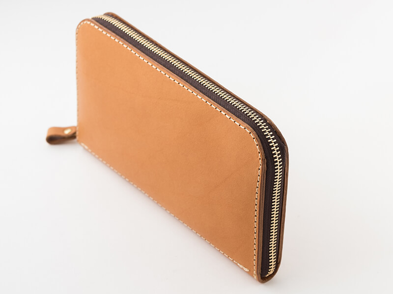 通帳も入る大容量の大きいファスナー長財布 / 革鞄のHERZ(ヘルツ)公式通販