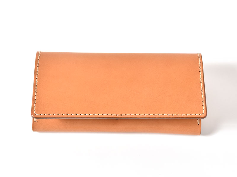 お札とカード入れ専用のフラップロングウォレット / 革鞄のHERZ(ヘルツ