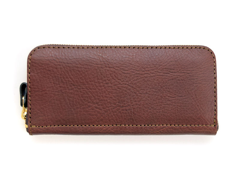 5か所の収納スペースで一番人気のファスナー式の本革長財布 / 革鞄の