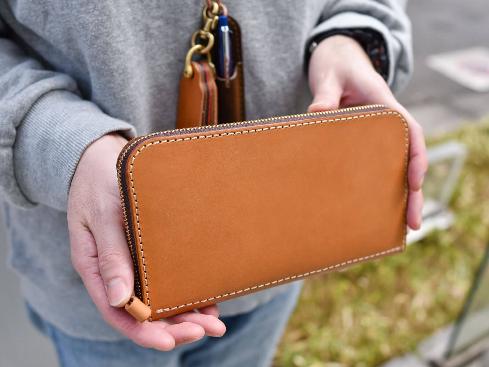 春財布2021】店舗限定短納期アイテム Vol.1「大きいファスナー長財布