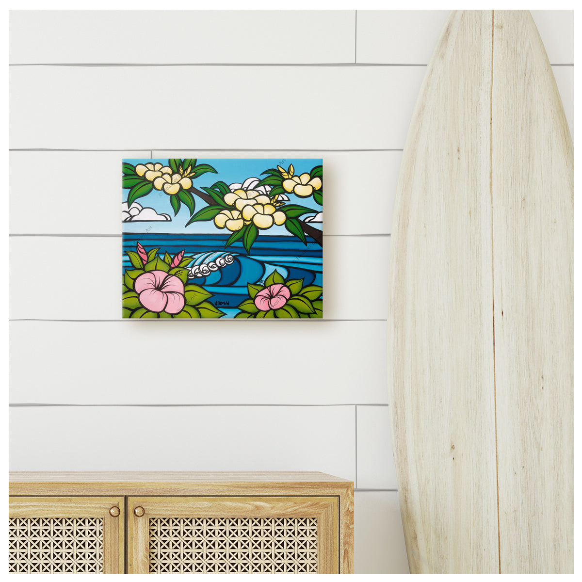 Hawaiian Flowers - Heather Brown - Canvas Giclée - Open Edition