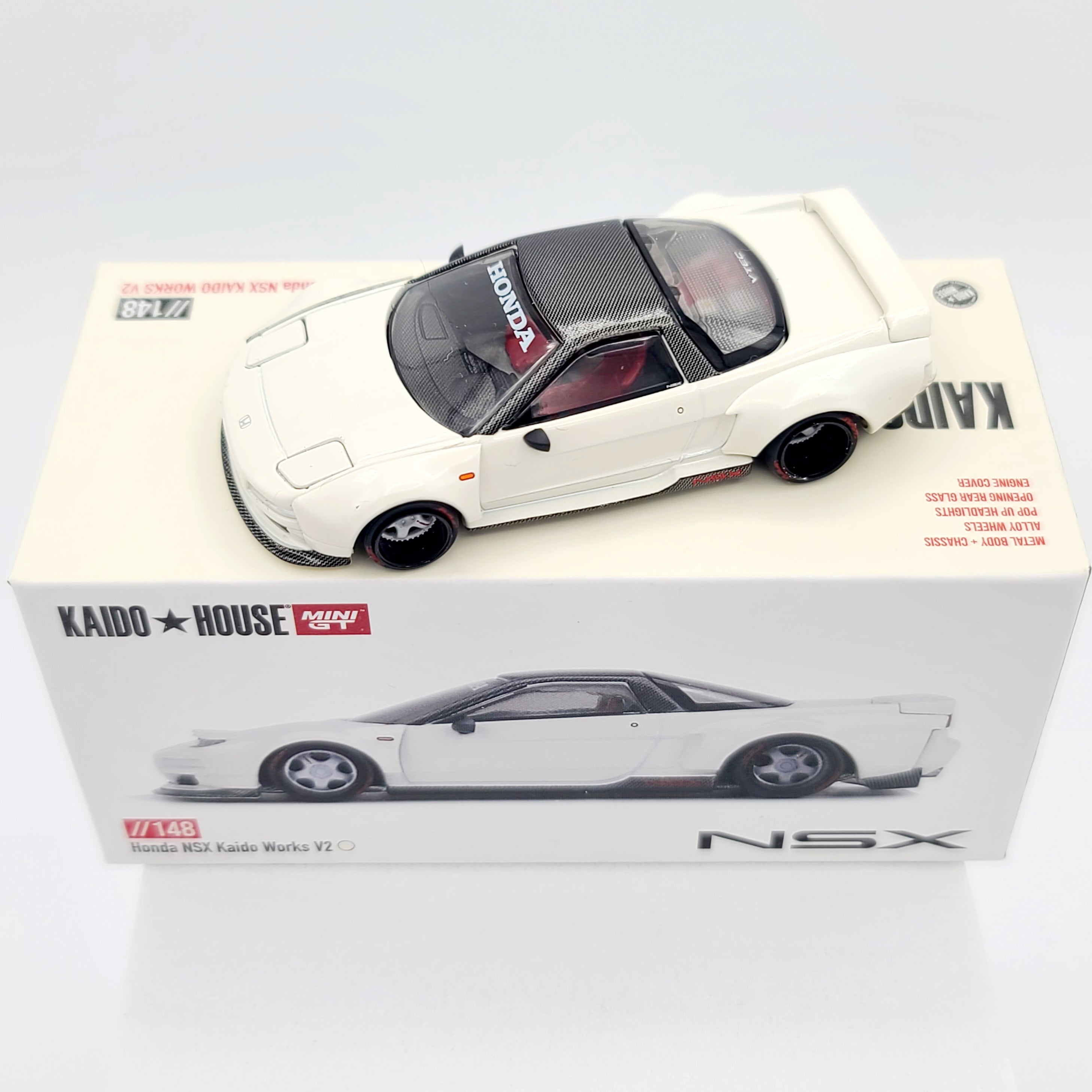 Kaido House x Mini GT Honda NSX Kaido Works V2 - 1:64 scale (2024 Limi