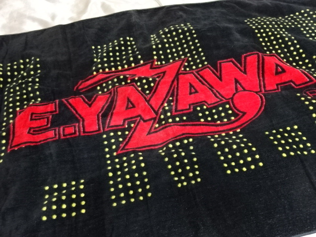 状態別 矢沢永吉 カンパニー ビーチタオル P.M.9 1982年当時物 E