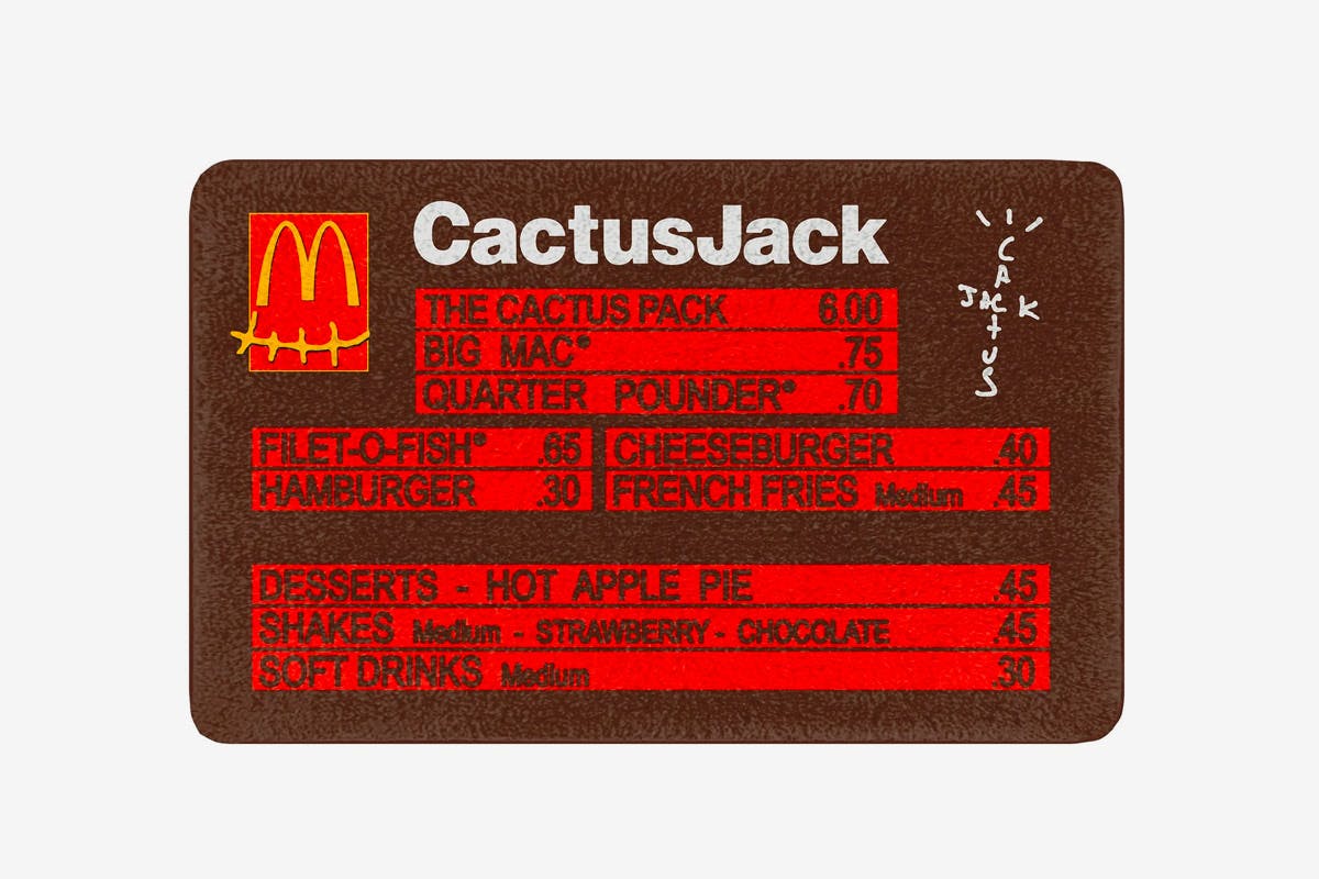 Travis Scott's McDonald's Merch Reselling for Ridiculous Amounts