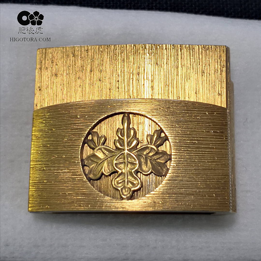 桐紋の透かし彫り入り二重ハバキ｜肥後虎ブログ｜肥後虎-HIGOTORA