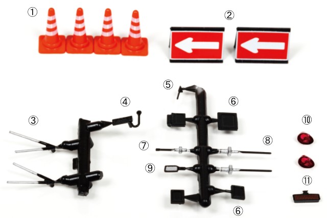 1/43用 警察車両用 アクセサリーキット 株式会社 ヒコセブン