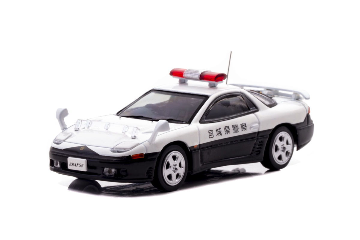 1/64 三菱 GTO Twin Turbo (Z16A) 宮城県警察高速隊車両 株式会社