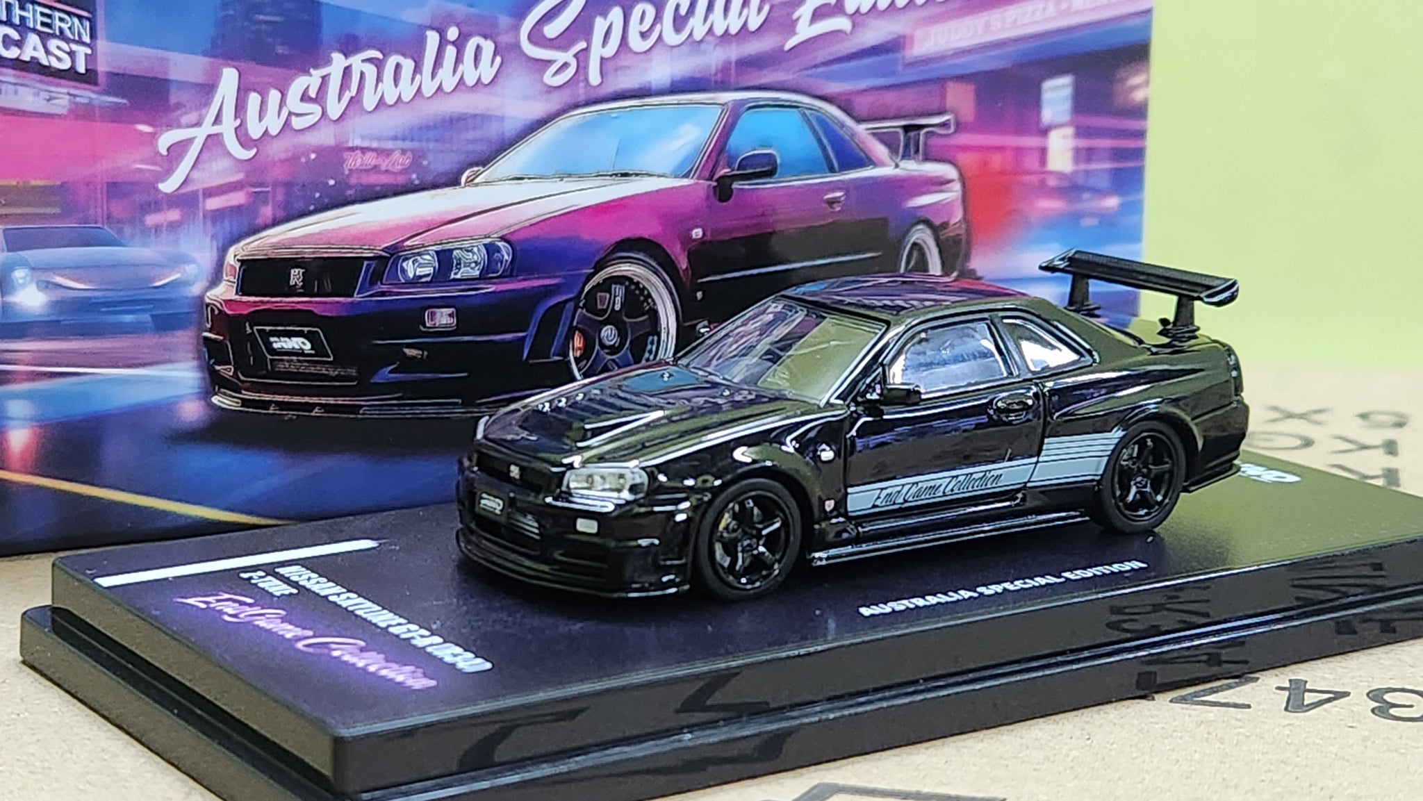 Chase 1:64 Inno64 Nissan Skyline GT-R R34 Z-Tune ENDGAME Australia