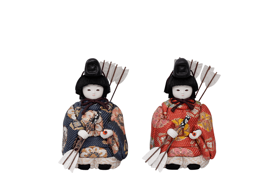 木目込み雛人形 誉 - ほまれ - 11号 随身｜ おしゃれで可愛い