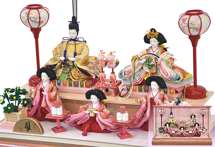 ひな人形 ケース飾り | 職人手作りの【秀光人形工房】五月人形