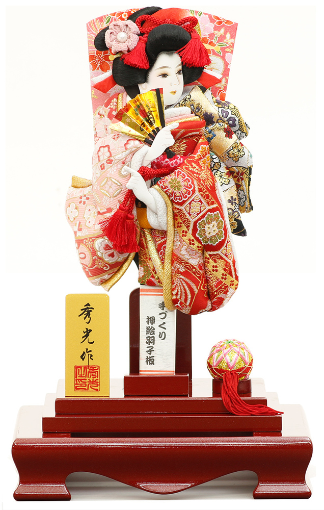 羽子板ケース入り飾りセット【A1803】インターネット店だけ☆限定販売