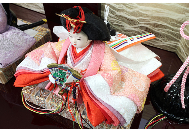 雛人形 ひな人形 五人飾り 収納飾り【P81201】インターネット店だけ