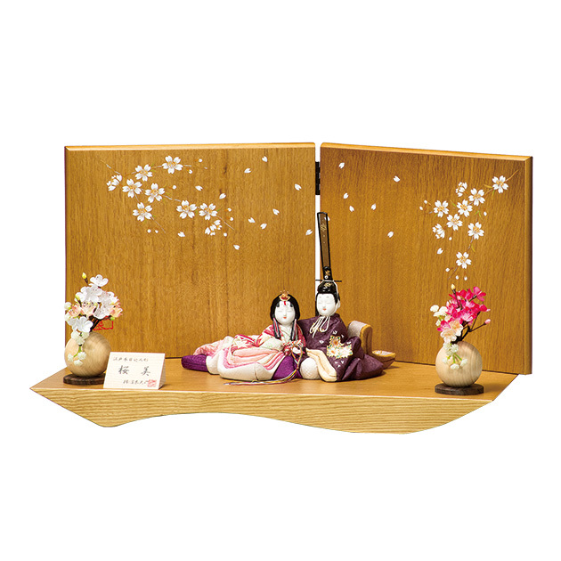 雛人形木目込平飾りセット【P81479】インターネット店だけ☆限定販売