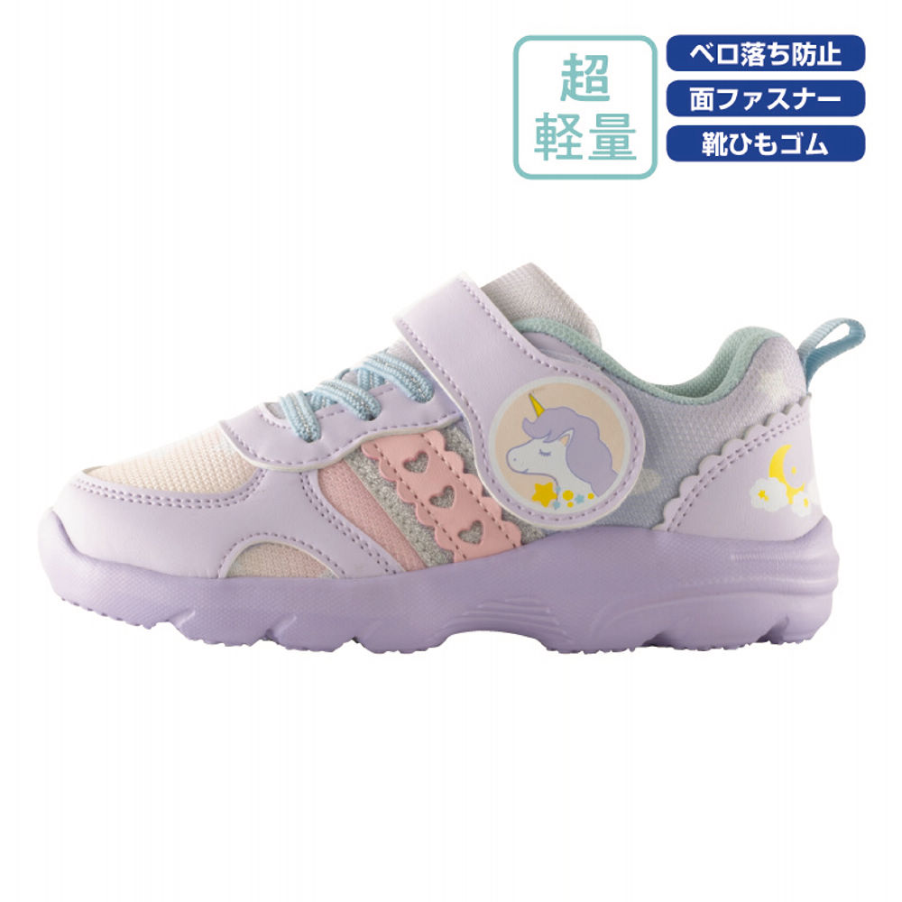 ガールズスニーカー(超軽量・面ファスナー付)【15.0～18.0cm】 | 激安