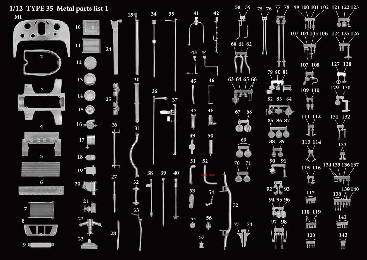 1:12 Bugatti Type 35 (1928 Targa Florio) Full Detail Multi-Media