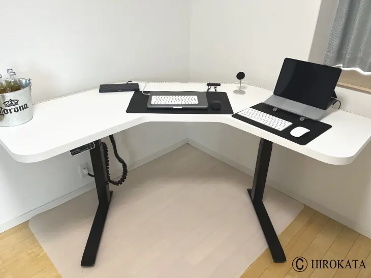 L字デスクで右利きの方も快適！オーダーメイド天板の魅力とは？