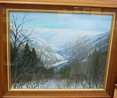 5574] 村山孝夫 洋画 山峡 15号 - 広田屋 ブランド質屋通販