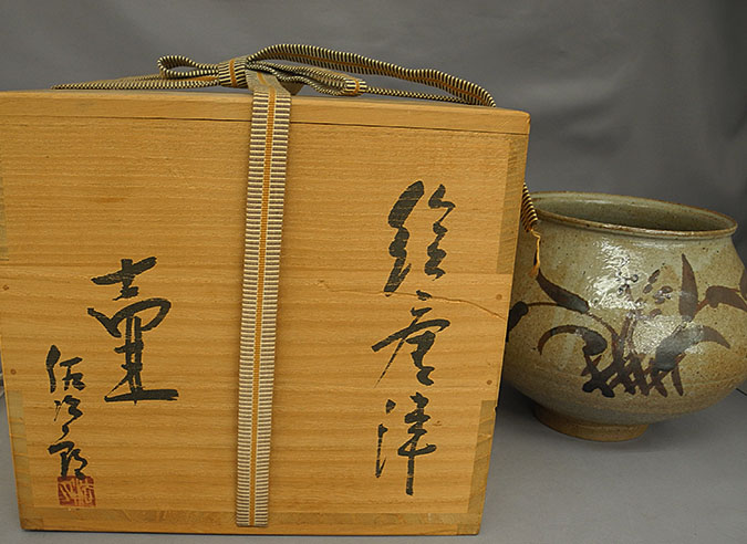 10562] 田中佐次郎 壺 絵唐津 壺 - 広田屋 ブランド質屋通販
