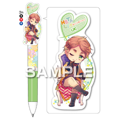 ヘタリア World☆Stars 3色ボールペン／イギリス｜HISAGO ヒサゴ株式